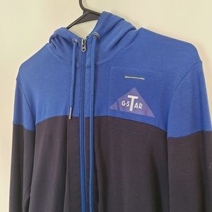 G-Star Light Zip Up Sweatshirt - 100% Cotton